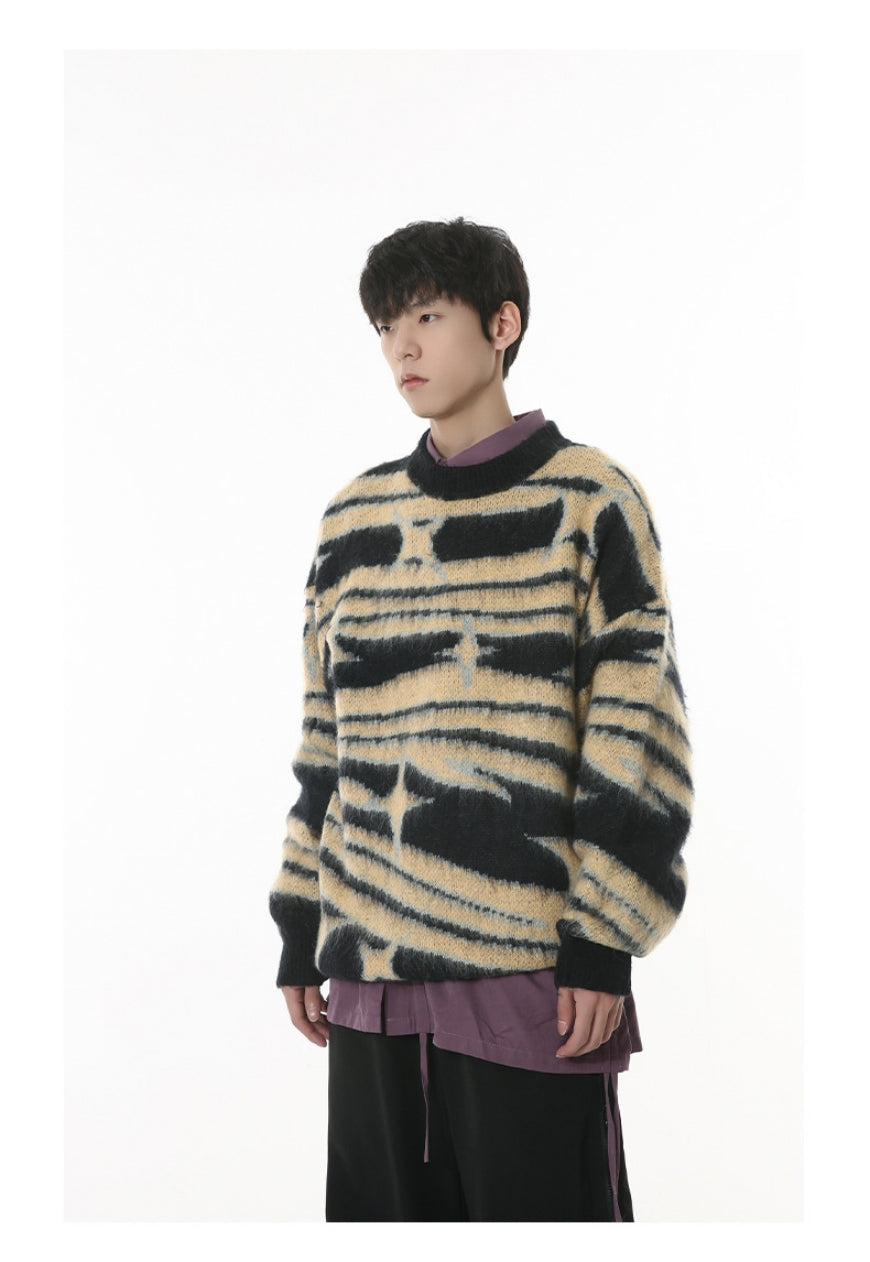 Men's Retro contrast sweater