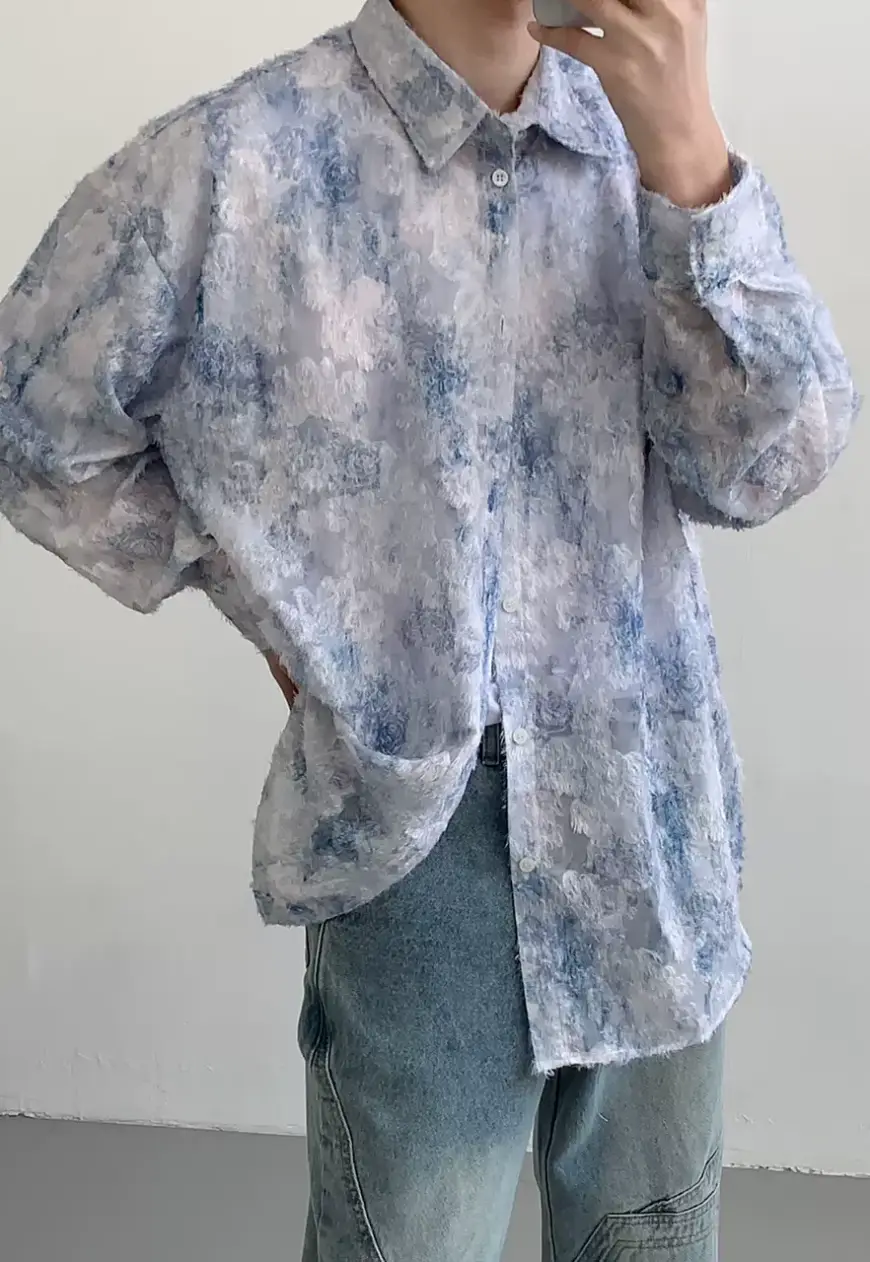 Men's Summer design breathable sun protection shirt