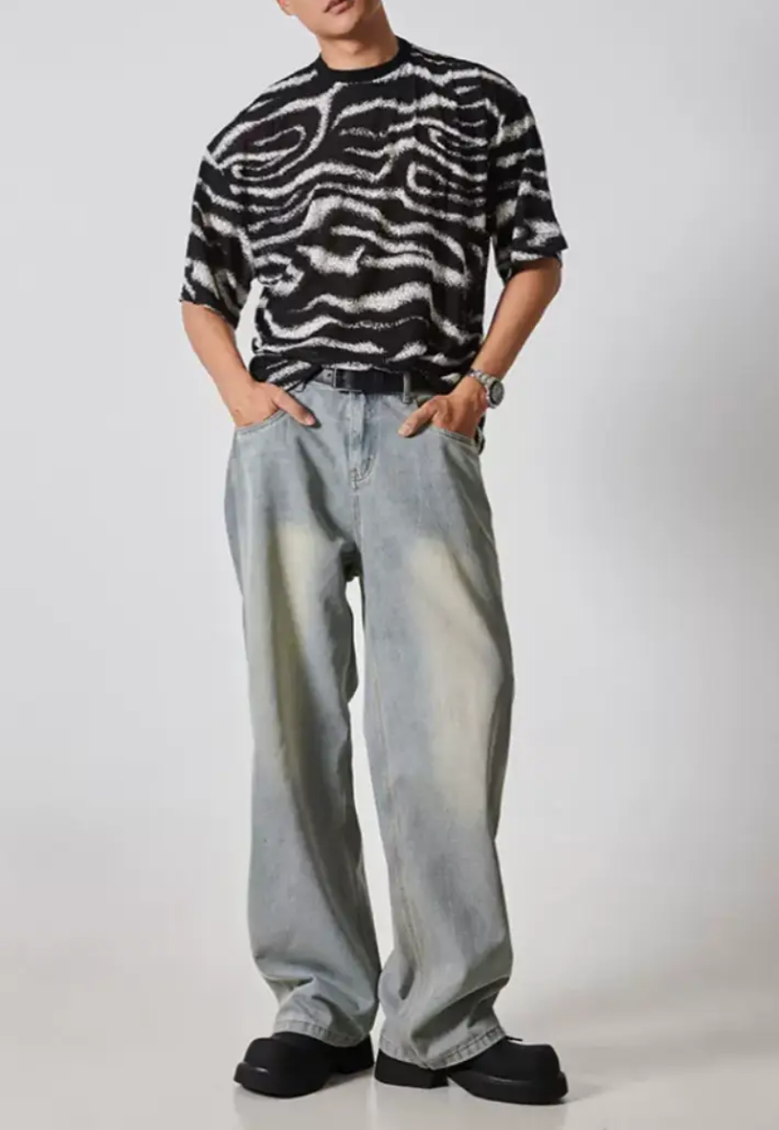 Men's Zebra print T-shirt