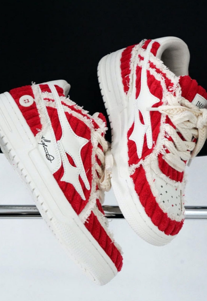 Unisex retro moral training shoes