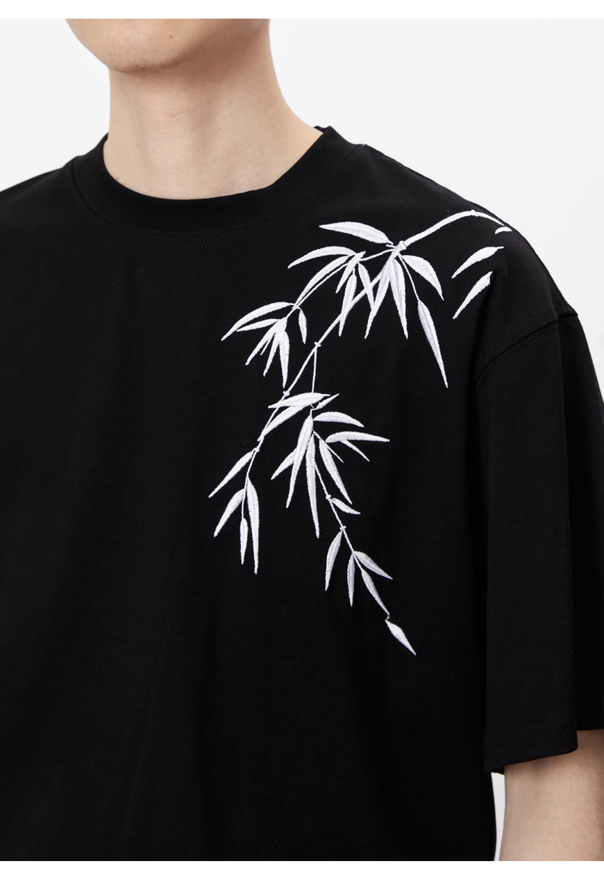 Men's bamboo embroidery shirts