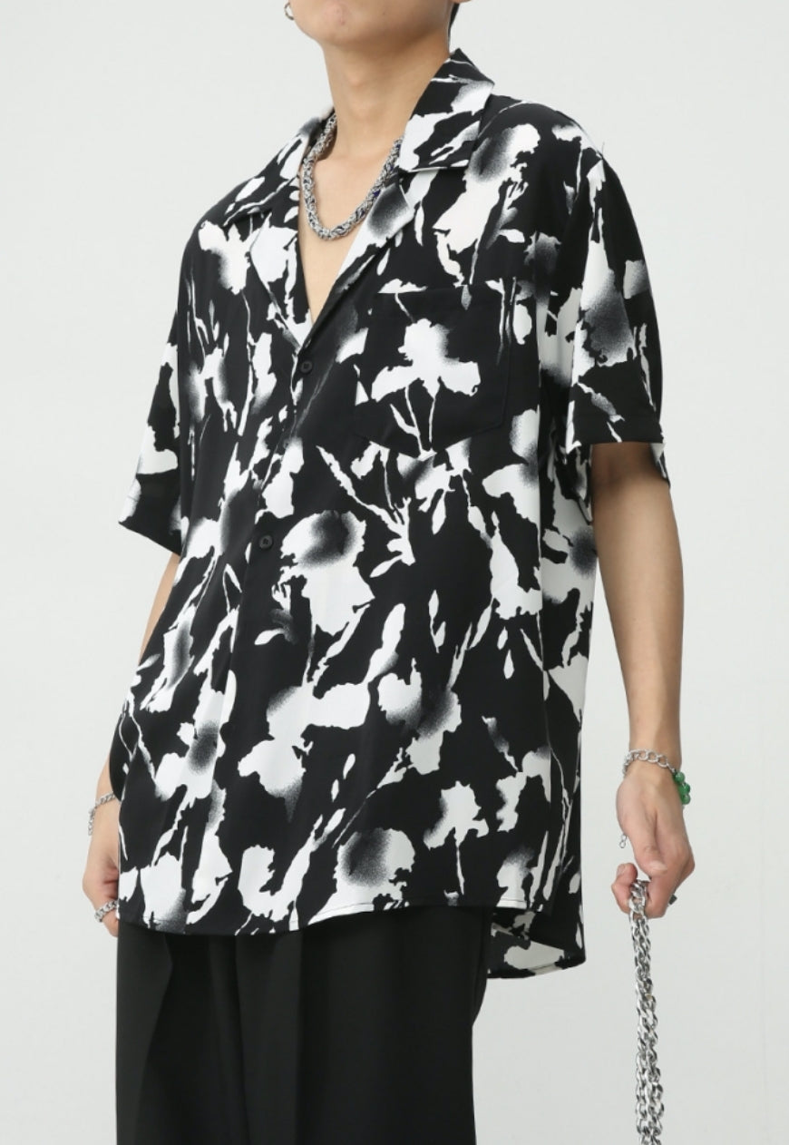 Men's Loose Vintage Floral Shirt SS2023 VOL.3