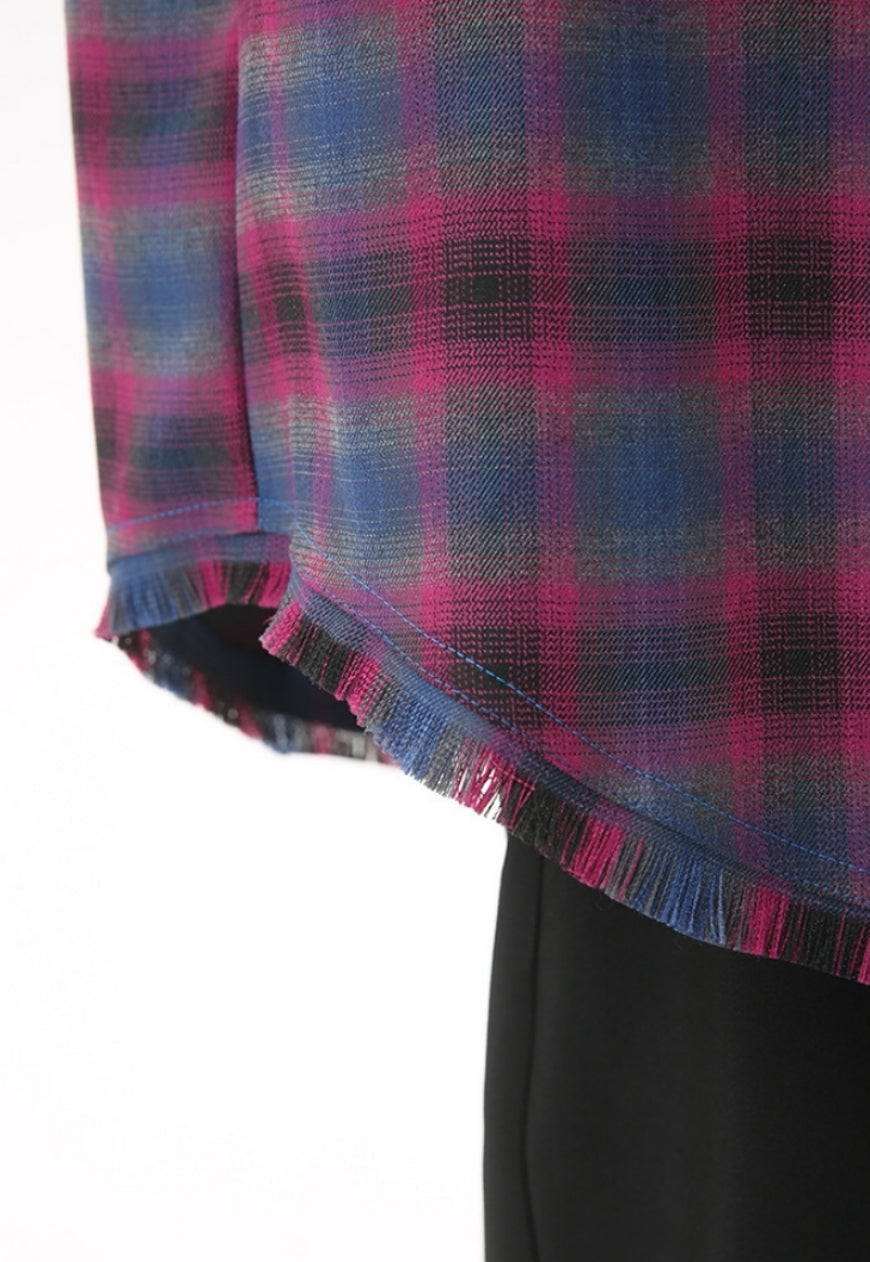 Men's Vintage Vest Check Shirt