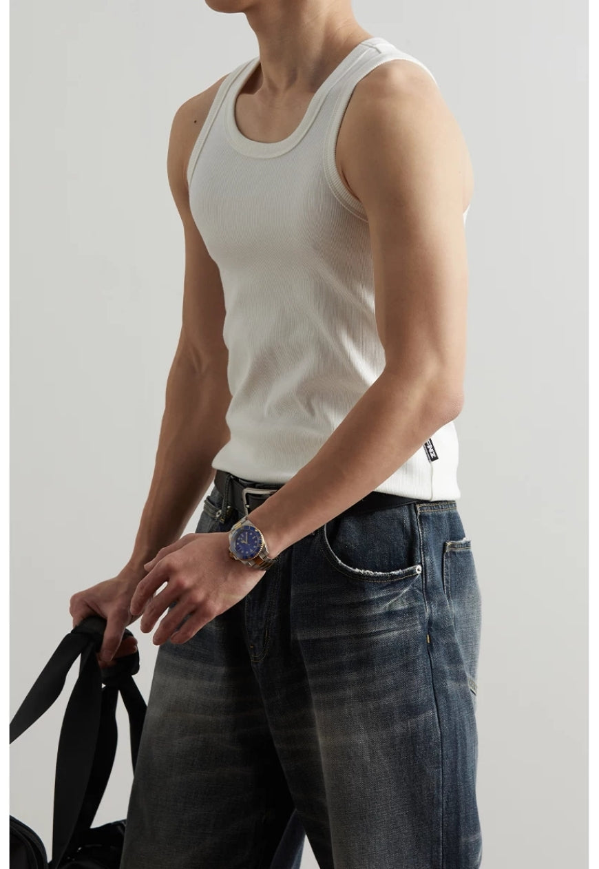 Men's Ribbed Muscle Tank