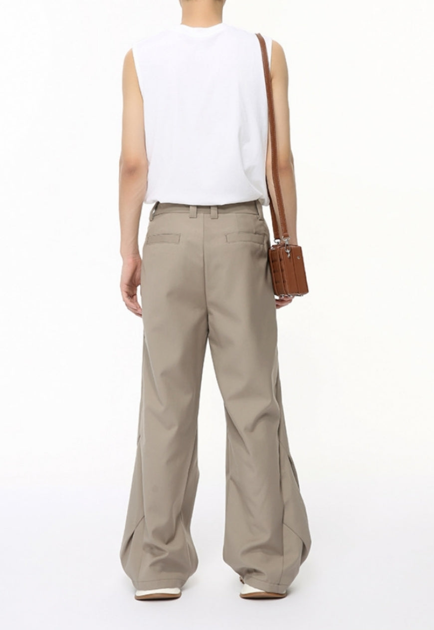 Men's pleated trousers