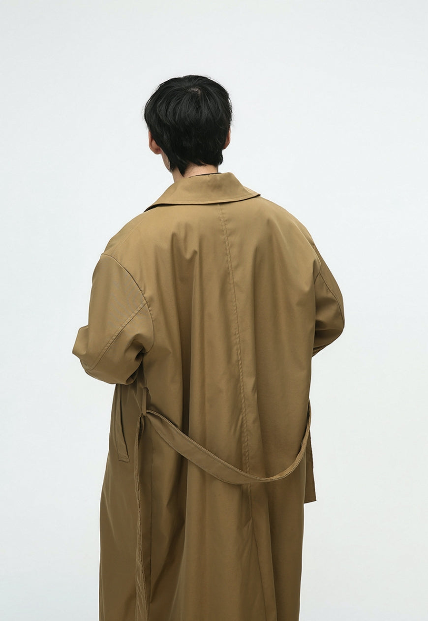 Men's Laceable double-breasted coat