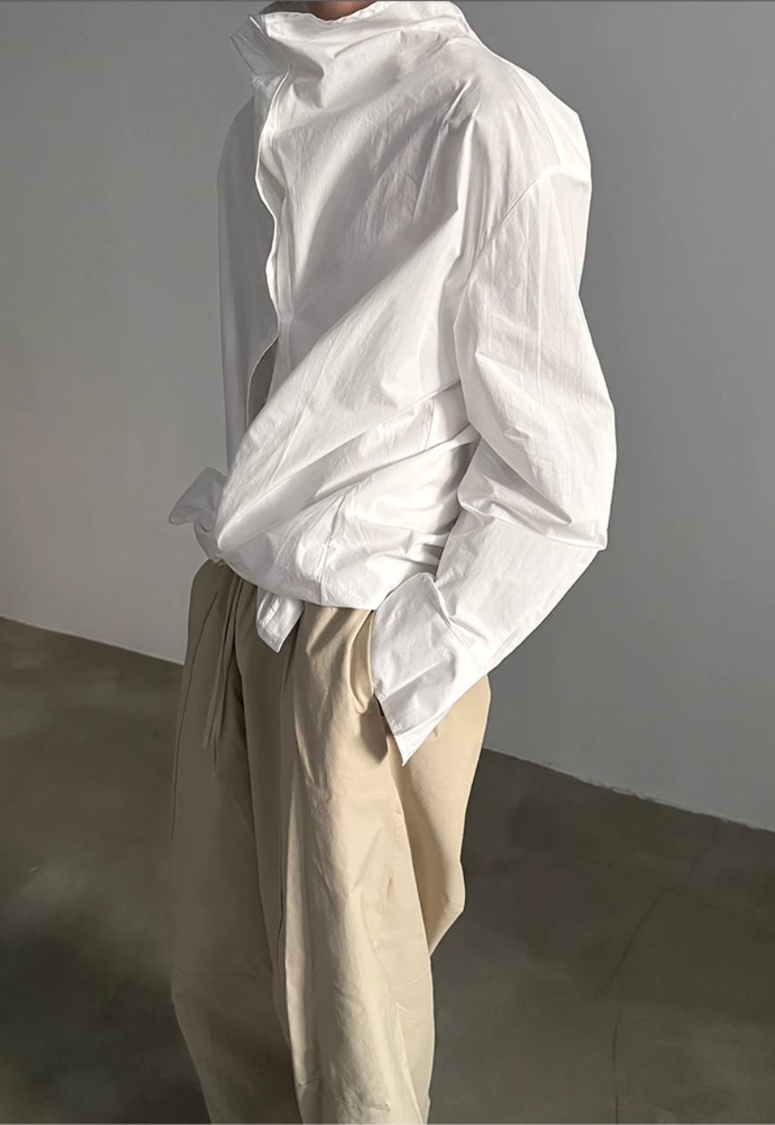 Men's French turtleneck shirt