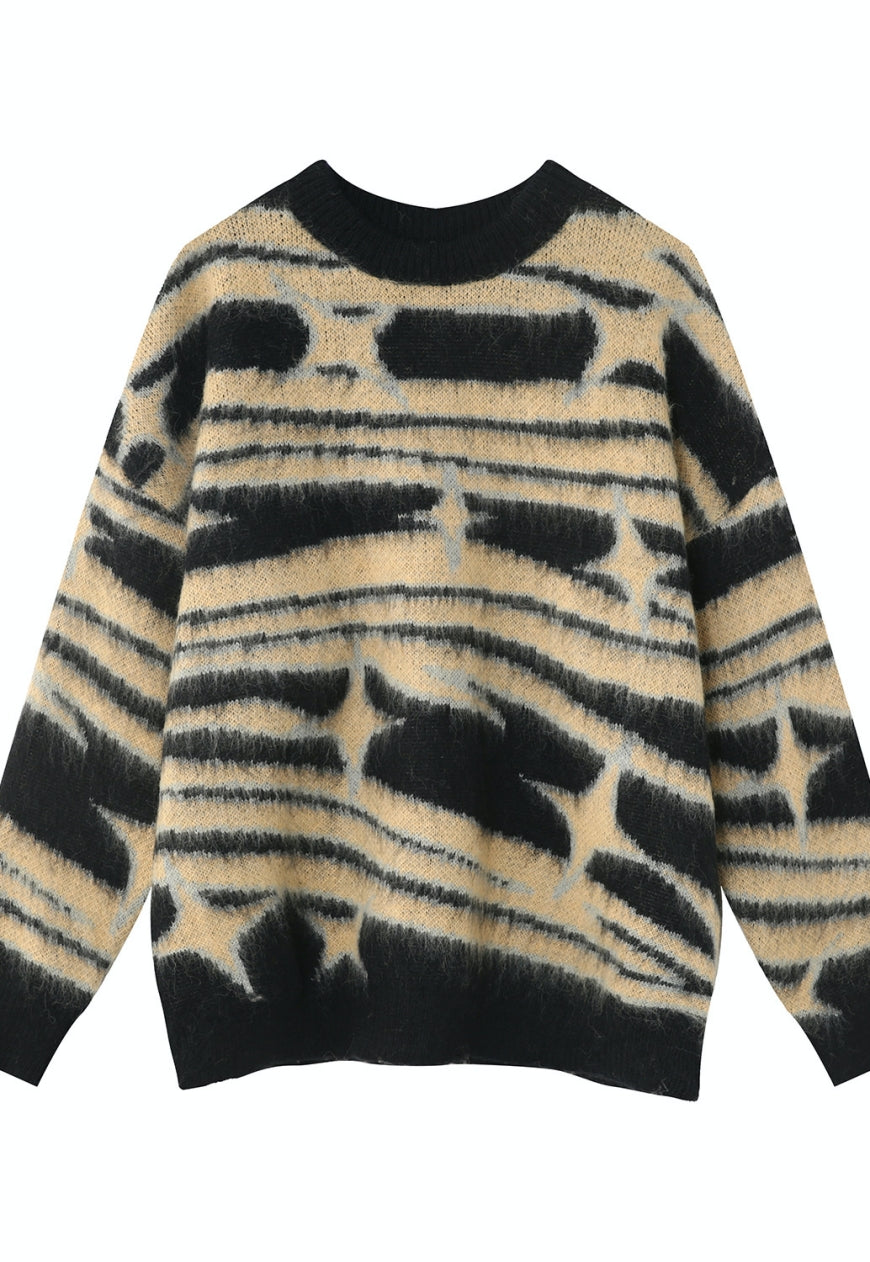Men's Retro contrast sweater