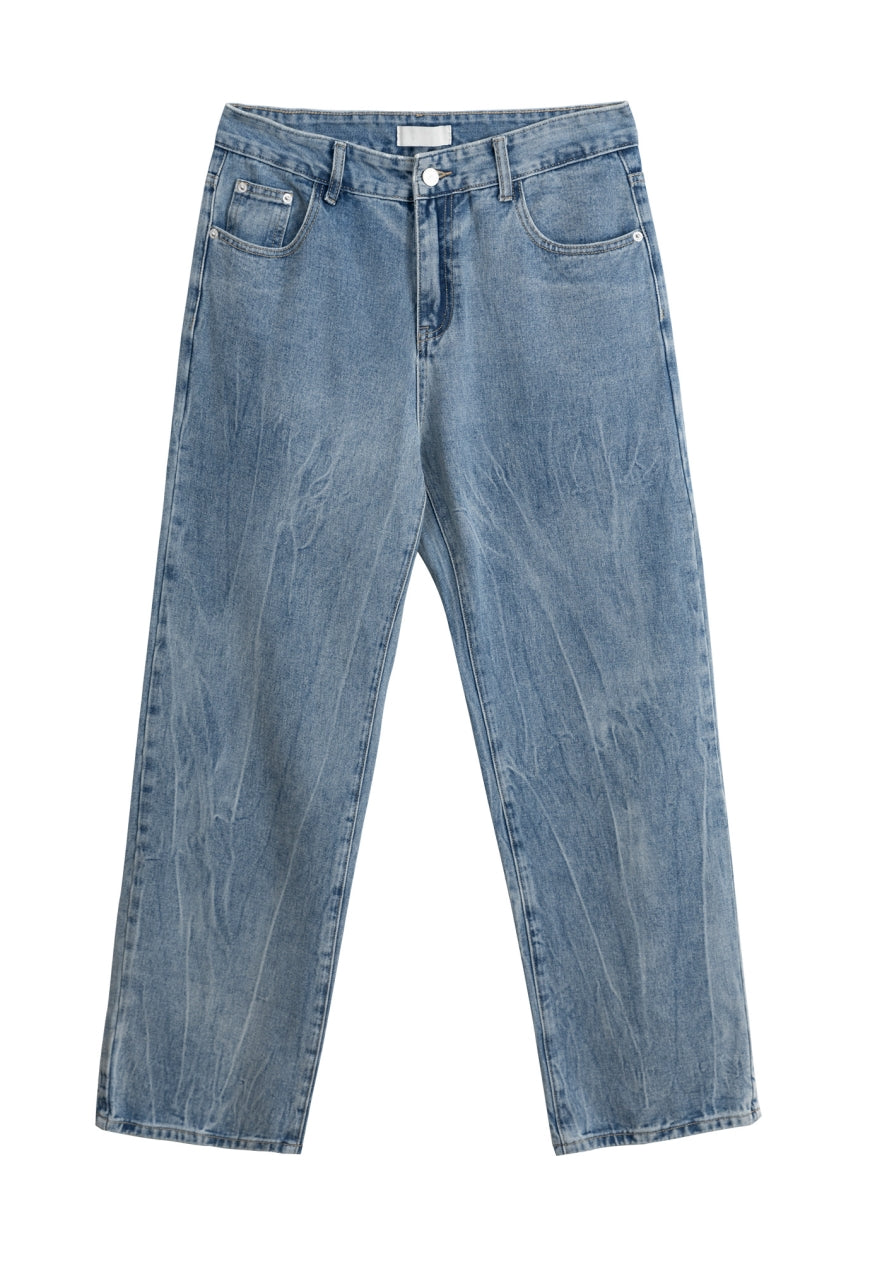 Unisex Vintage Light Jeans