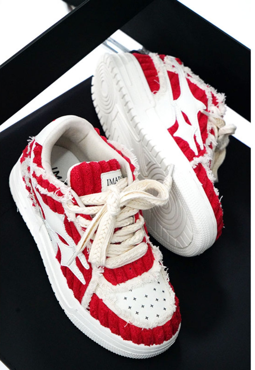 Unisex retro moral training shoes