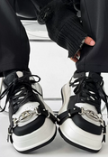 Unisex trendy strappy sneakers