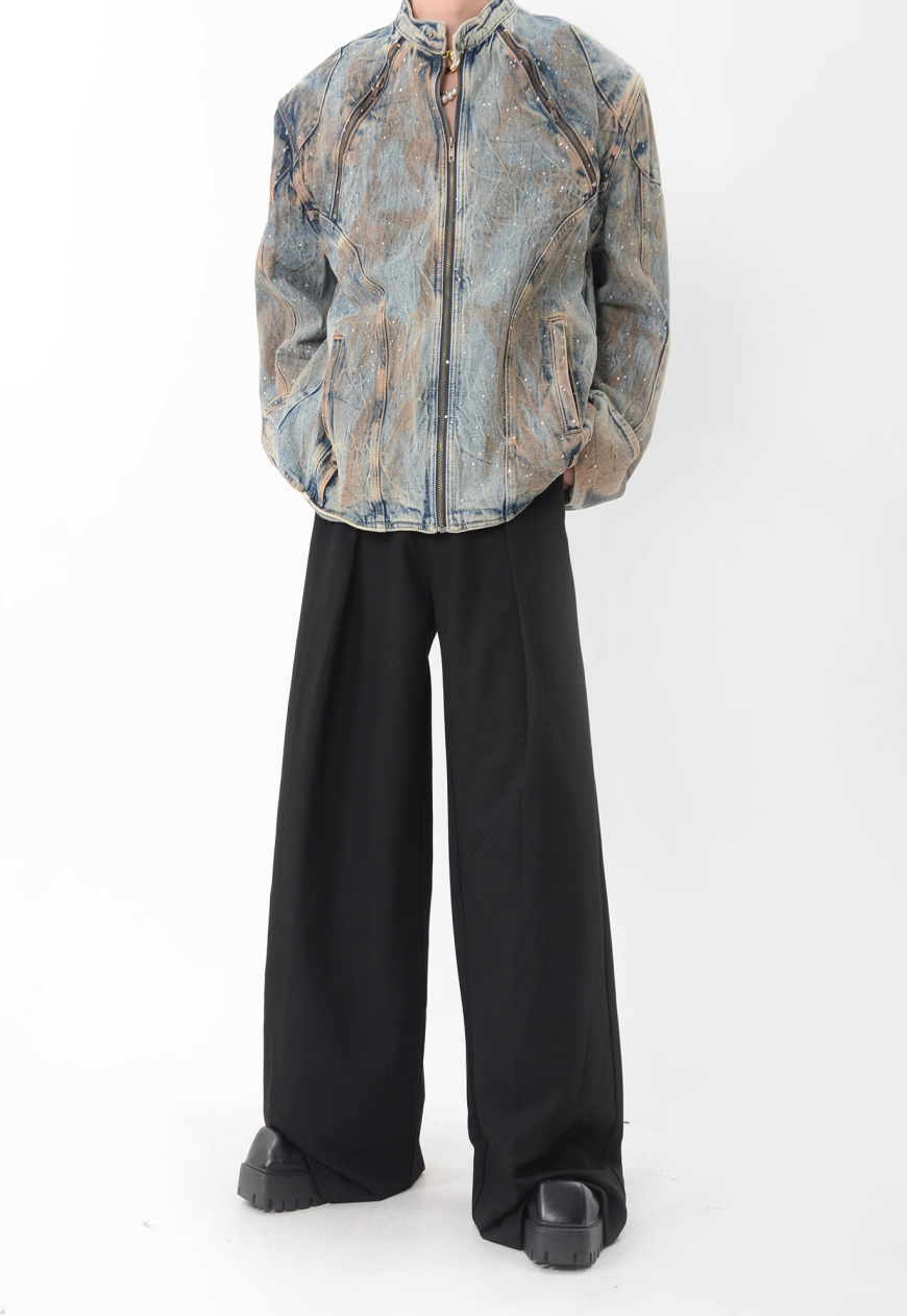 Men's Wasteland style denim jacket
