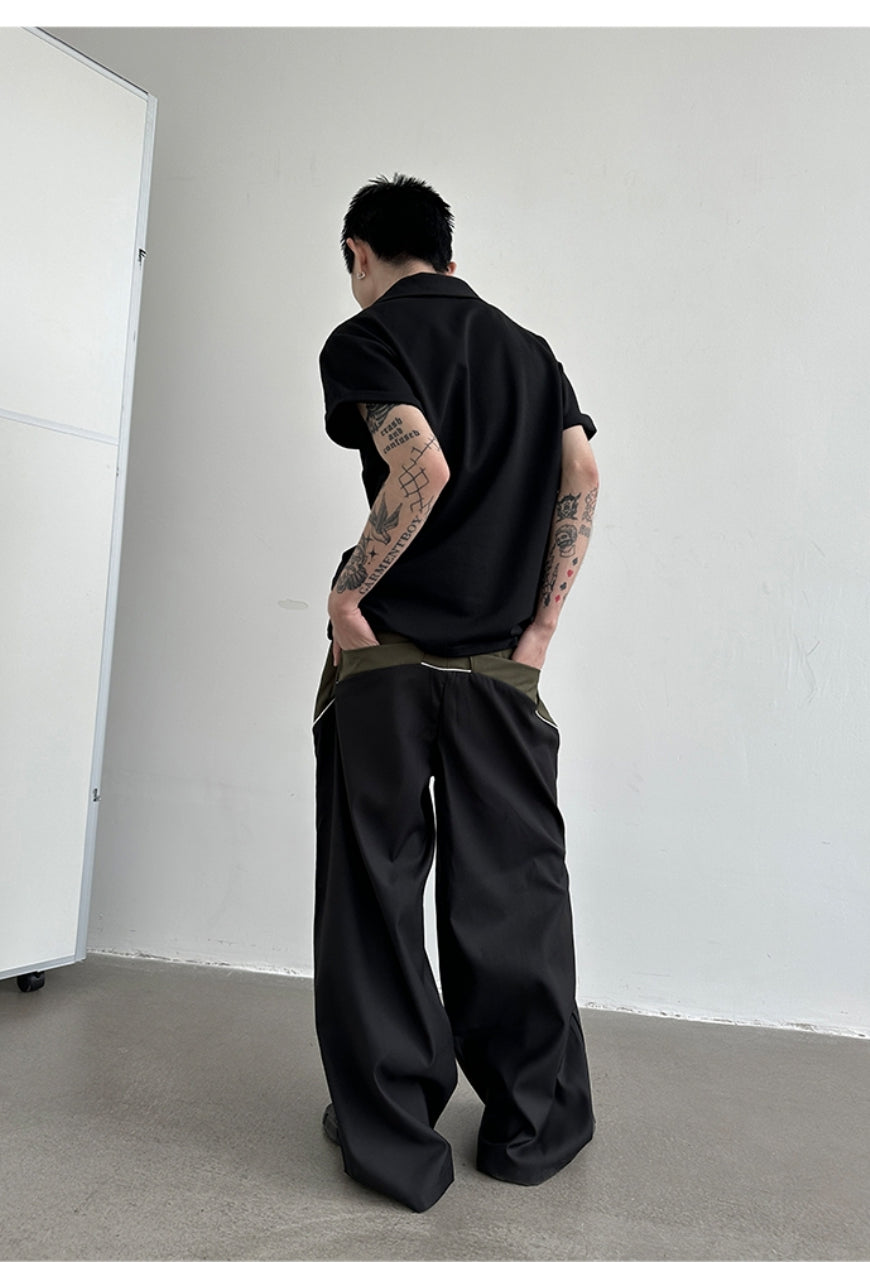 Men's polo collar solid top SS2023 VOL.3