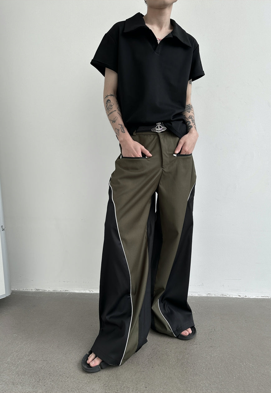 Men's polo collar solid top SS2023 VOL.3