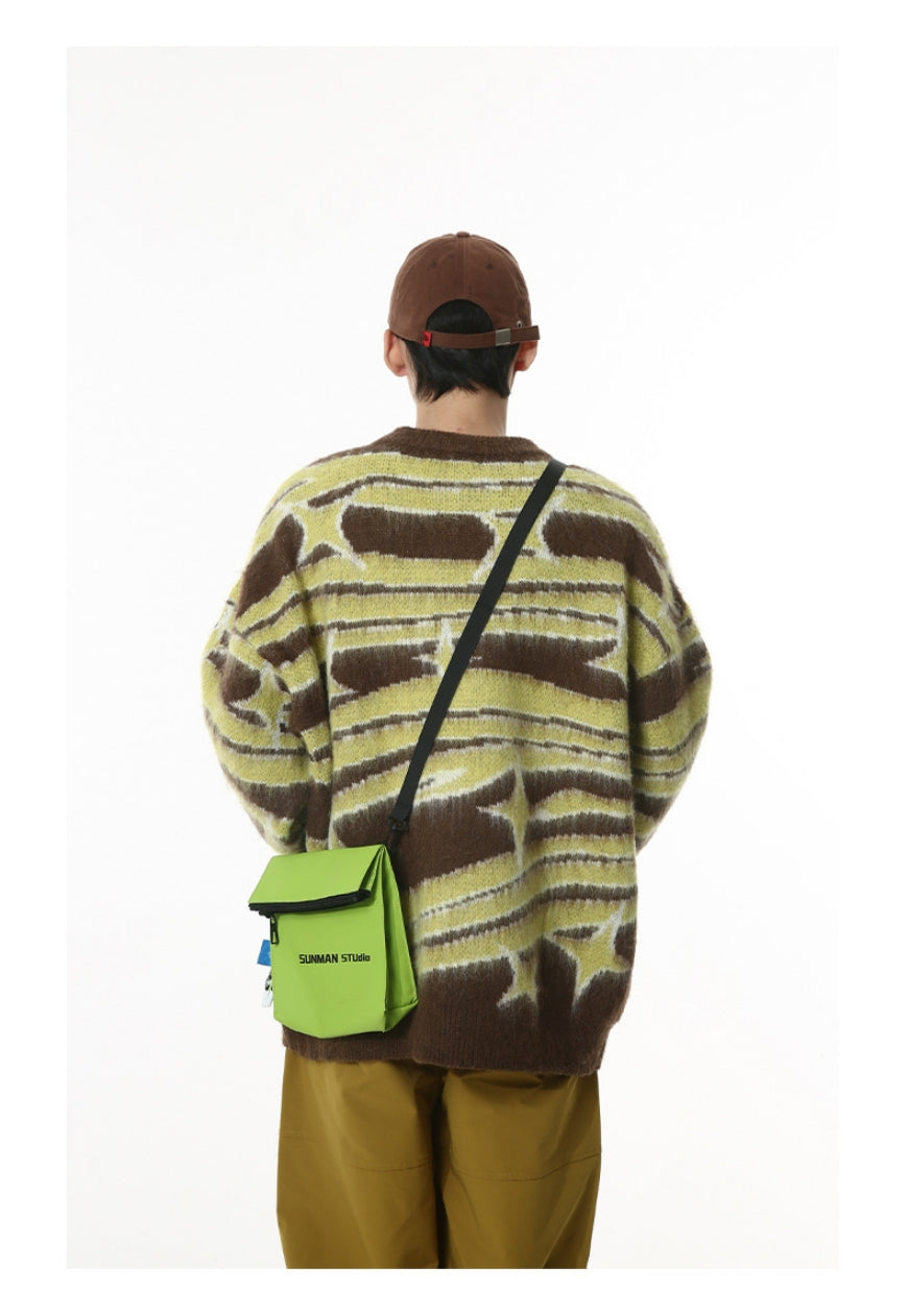 Men's Retro contrast sweater