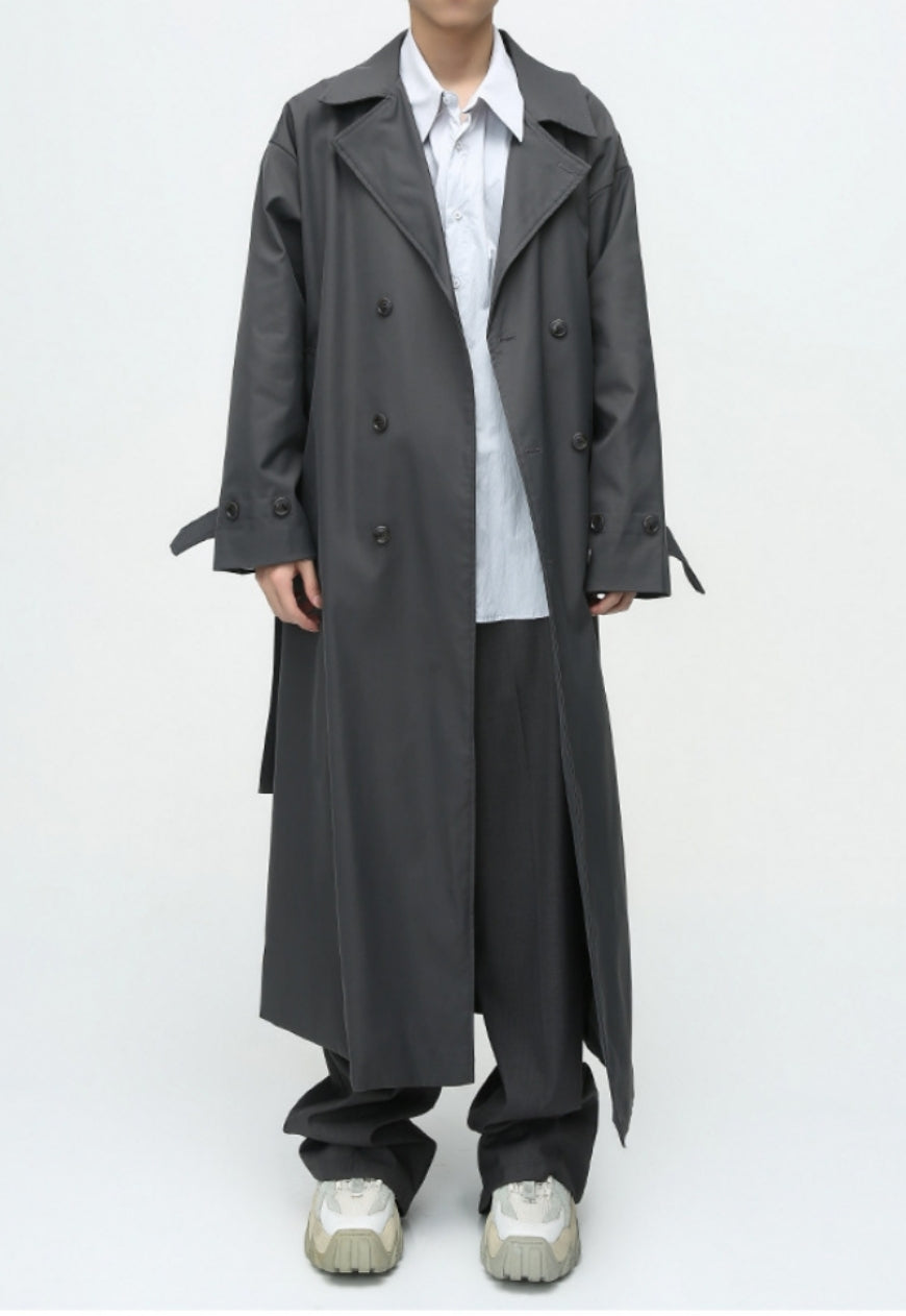 Men's Laceable double-breasted coat