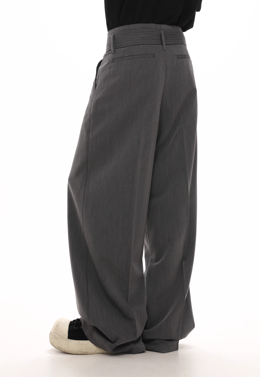 Men's Ribbon-decorated trousers