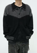 Men's Contrast patchwork sweater