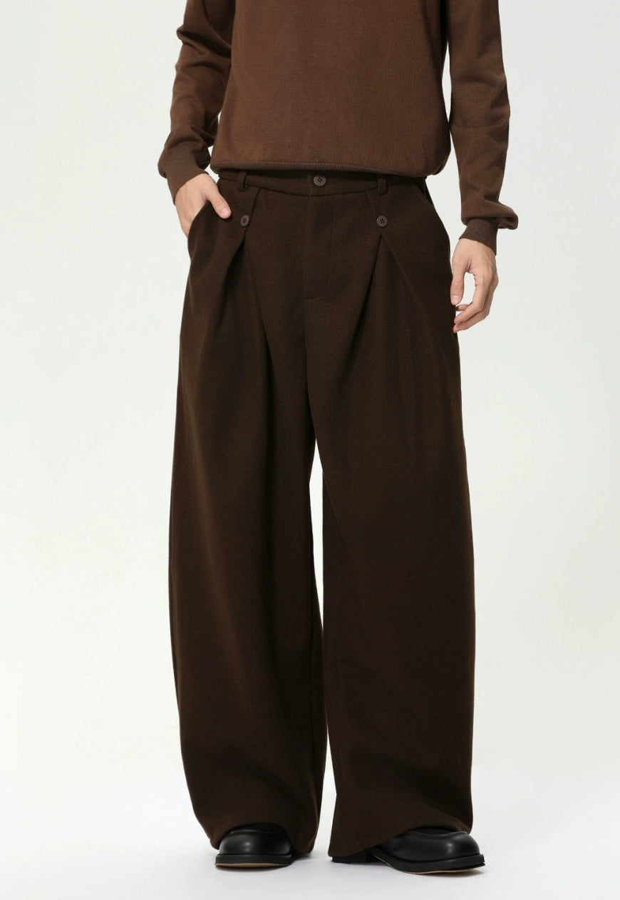 Men's Retro patchwork trousers