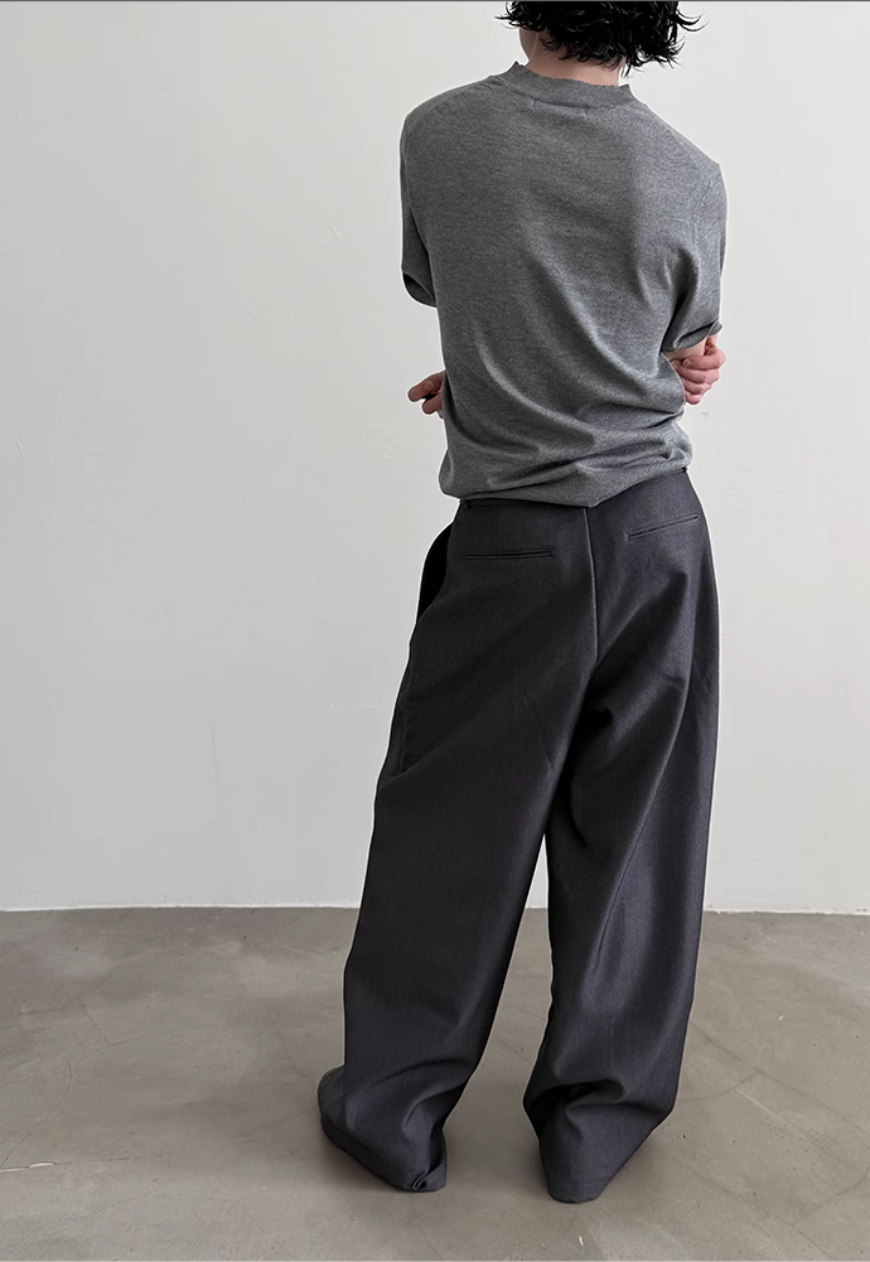 Men's Stand collar sweater