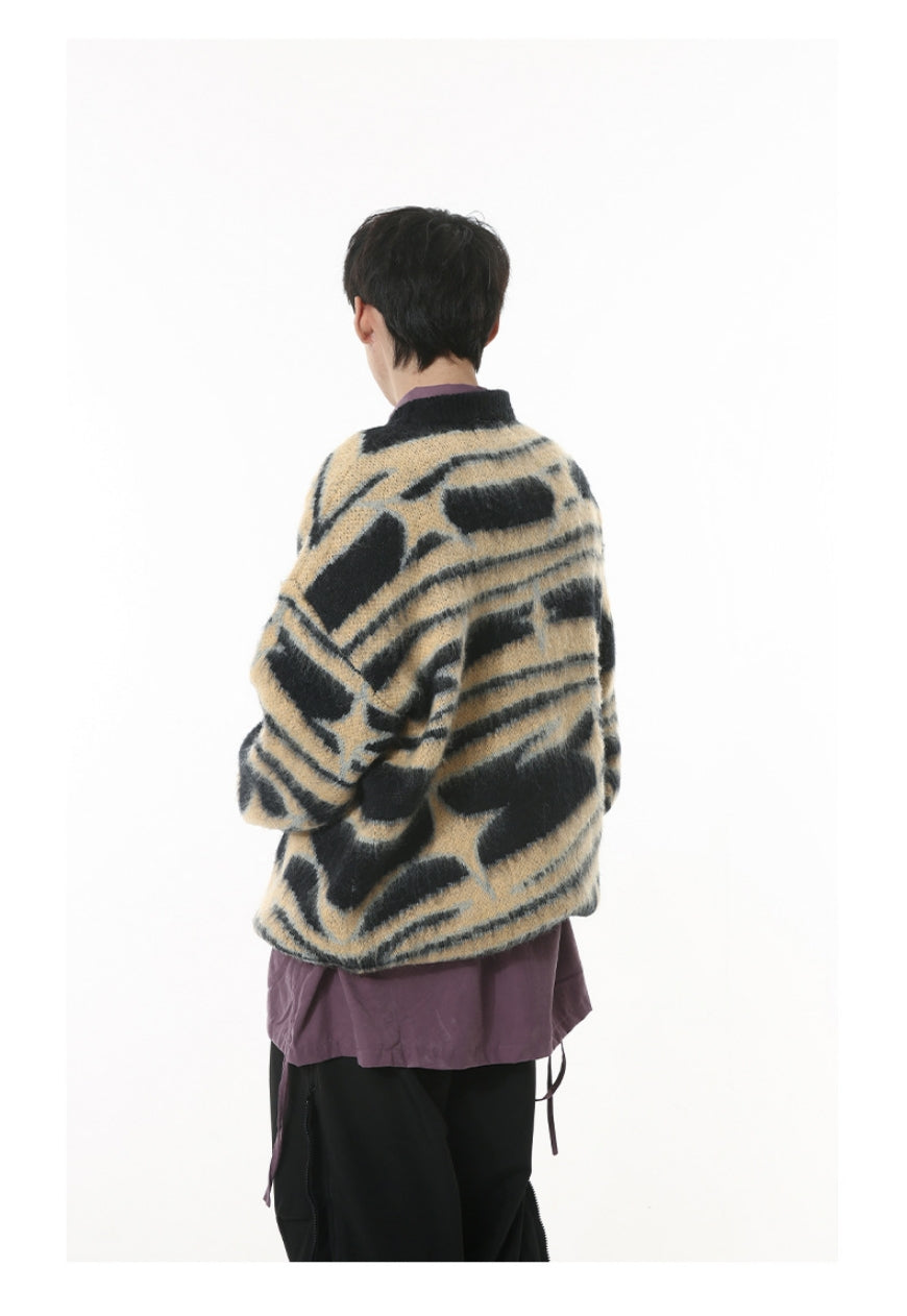 Men's Retro contrast sweater