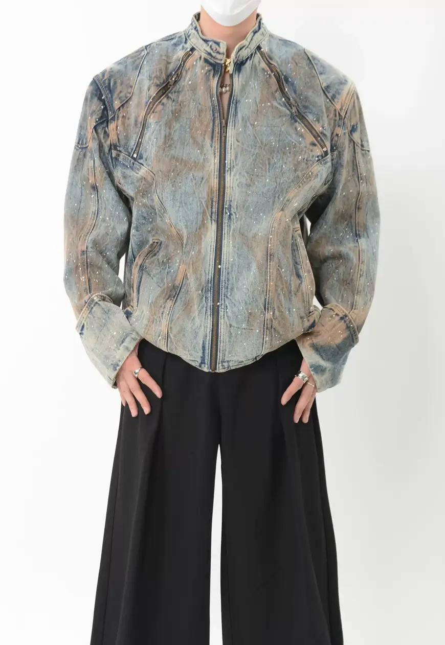 Men's Wasteland style denim jacket