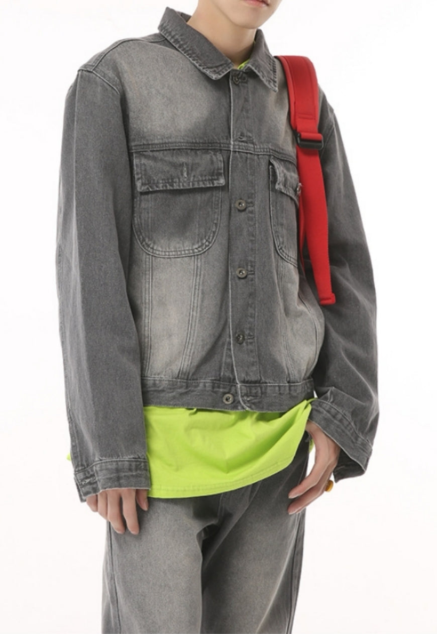 Men's flared denim jeans