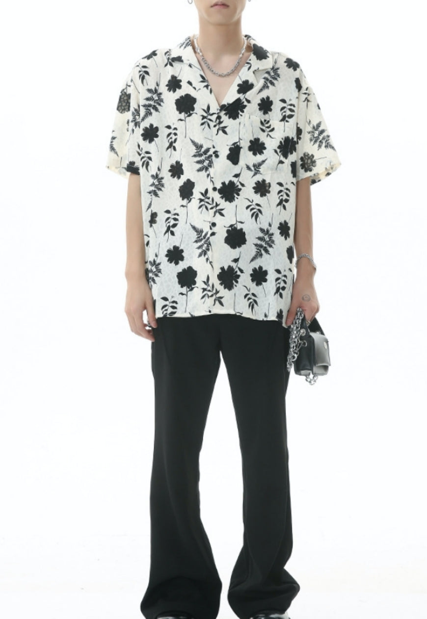 Men's vintage floral shirt