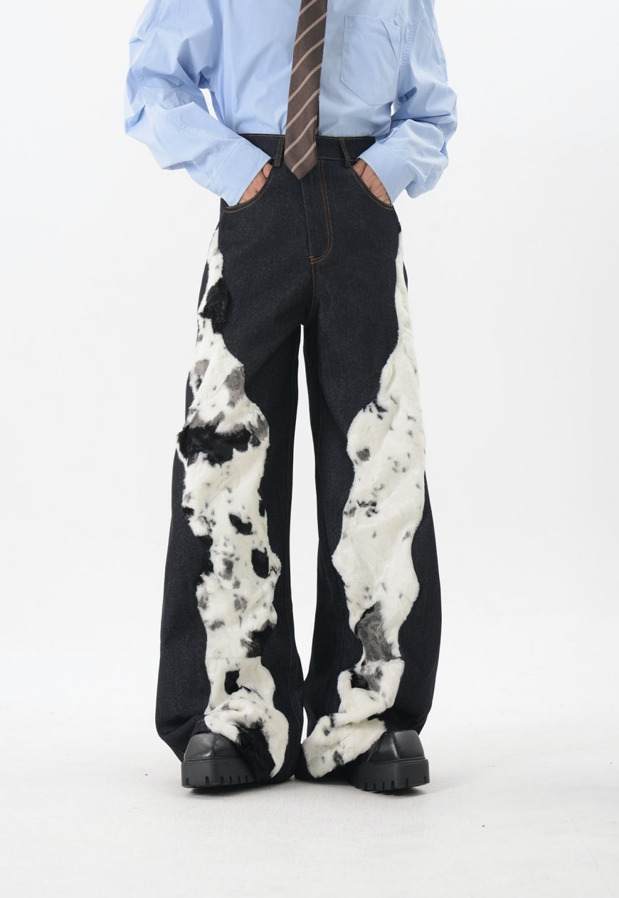 Deconstructed Denim Jeans