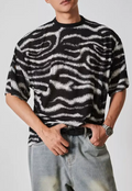 Men's Zebra print T-shirt