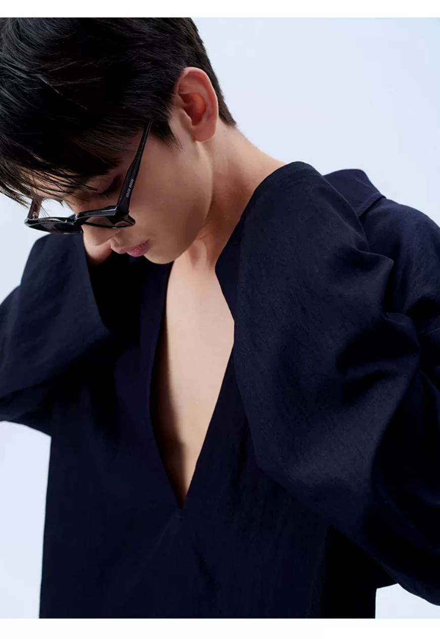 Men's Quiet Luxury Drape Shirt