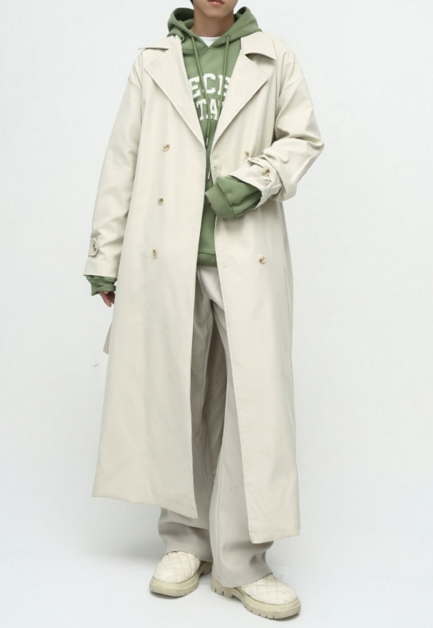 Men's Laceable double-breasted coat