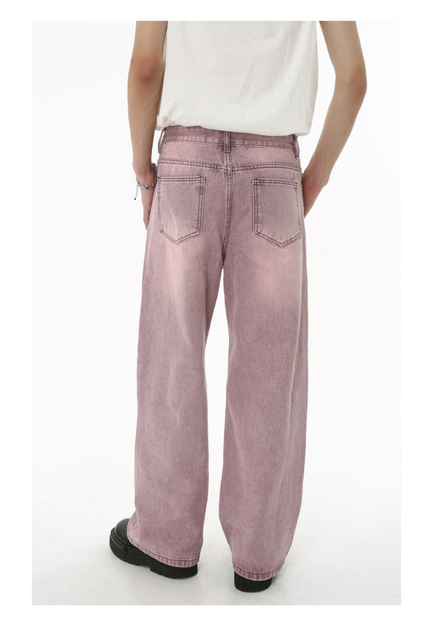 Unisex Loose Small Ripped Jeans