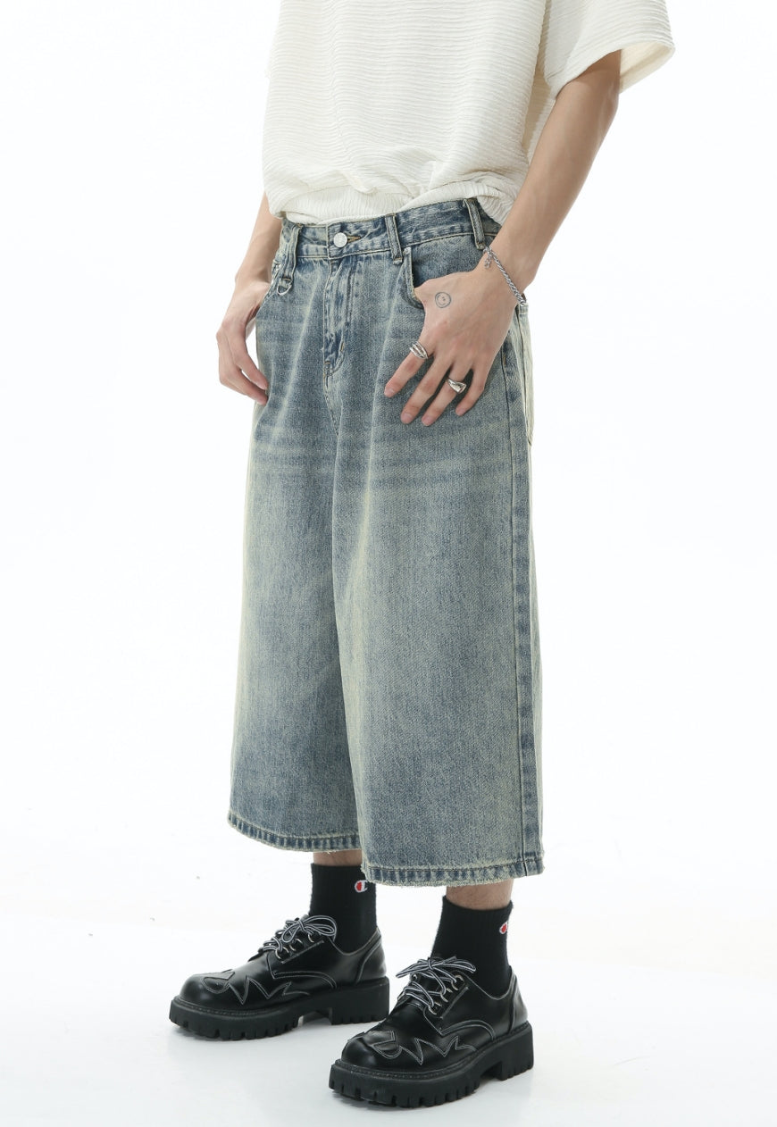 Men's hip hop loose jeans