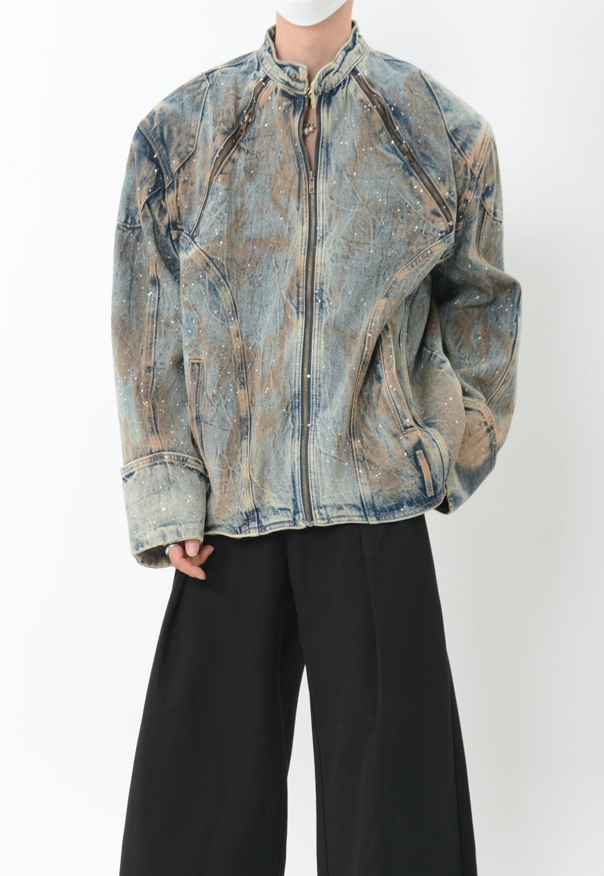 Men's Wasteland style denim jacket