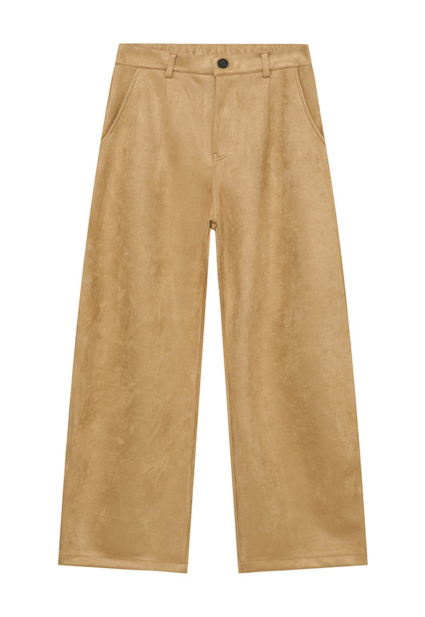 Men's spliced multi pocket trousers