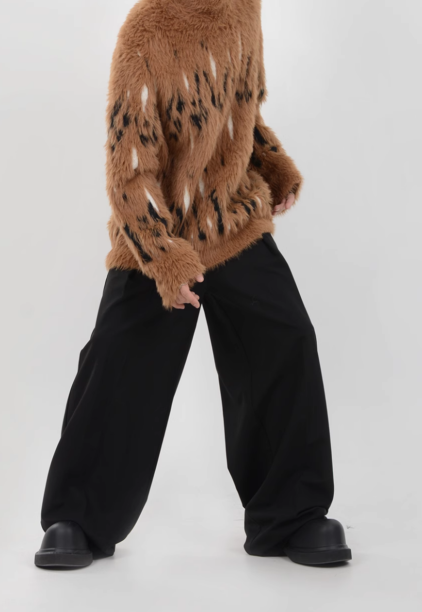 Men's turtleneck plush sweater