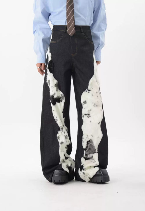 Deconstructed Denim Jeans