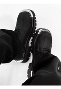 Men's Iron toe platform derby shoes