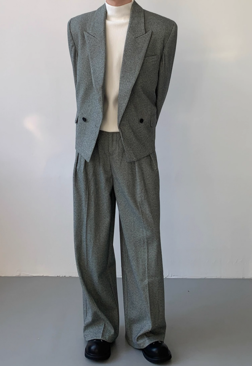 Men's Designed thick suit set