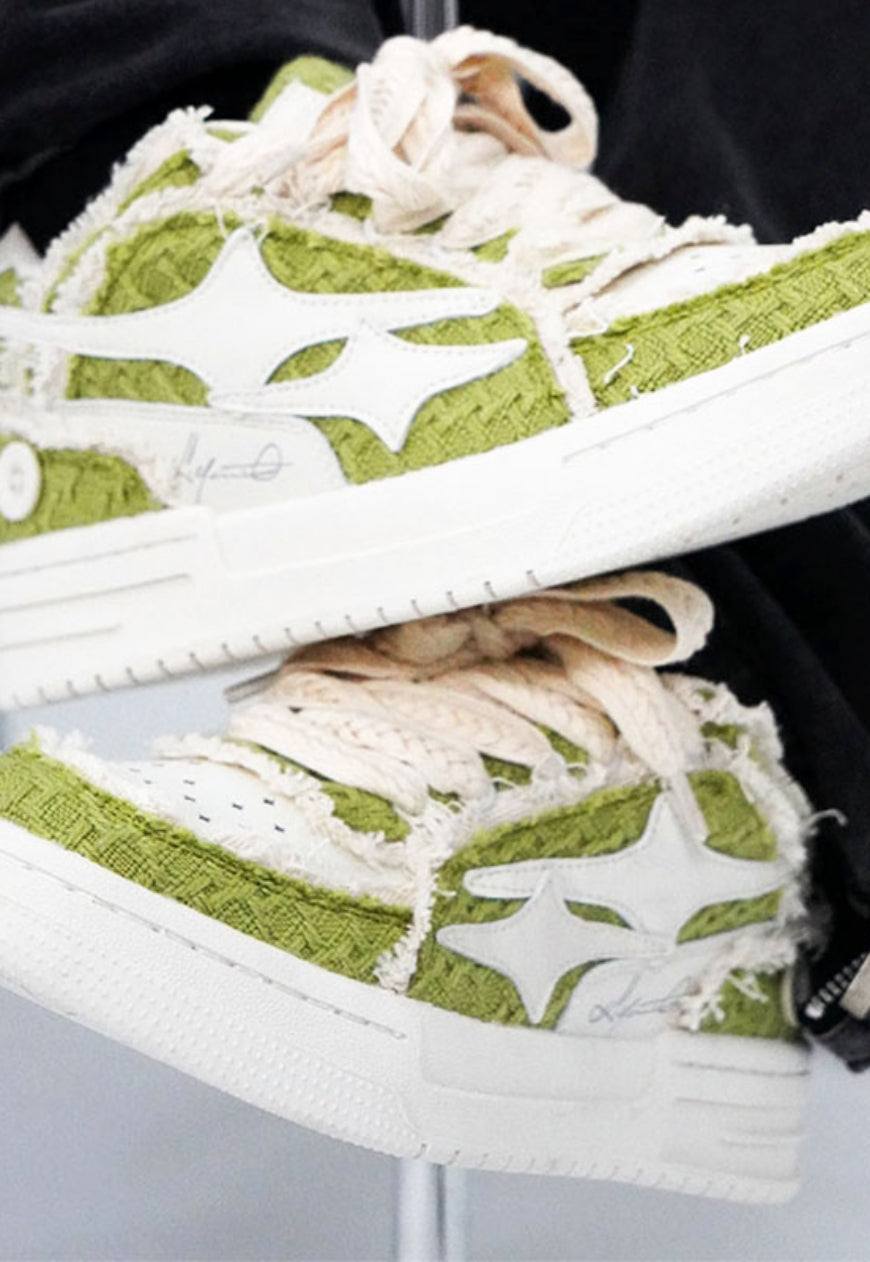 Unisex retro moral training shoes