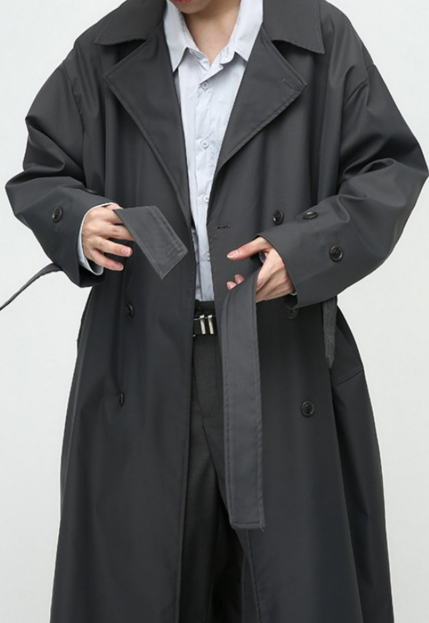 Men's Laceable double-breasted coat