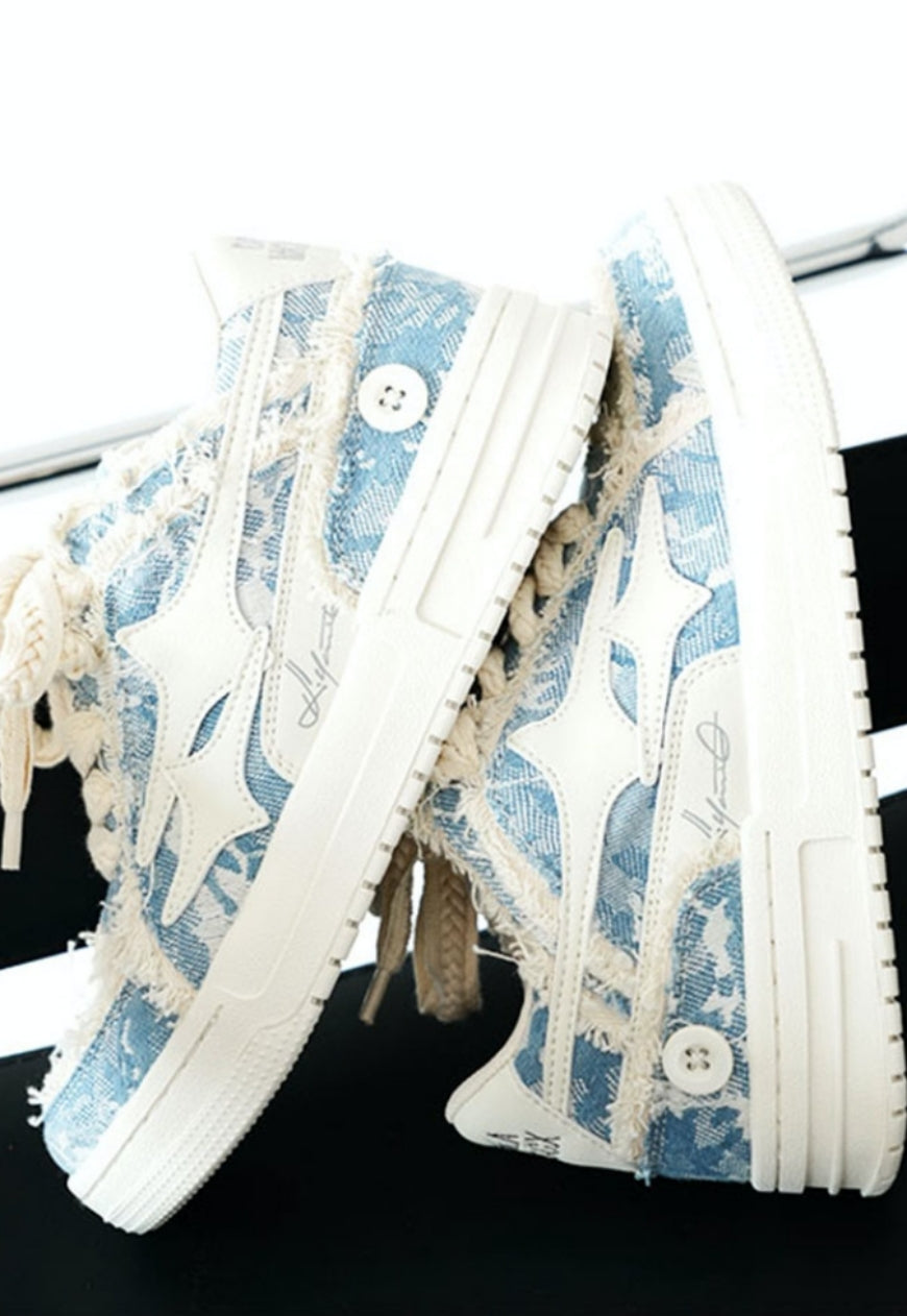 Unisex retro moral training shoes