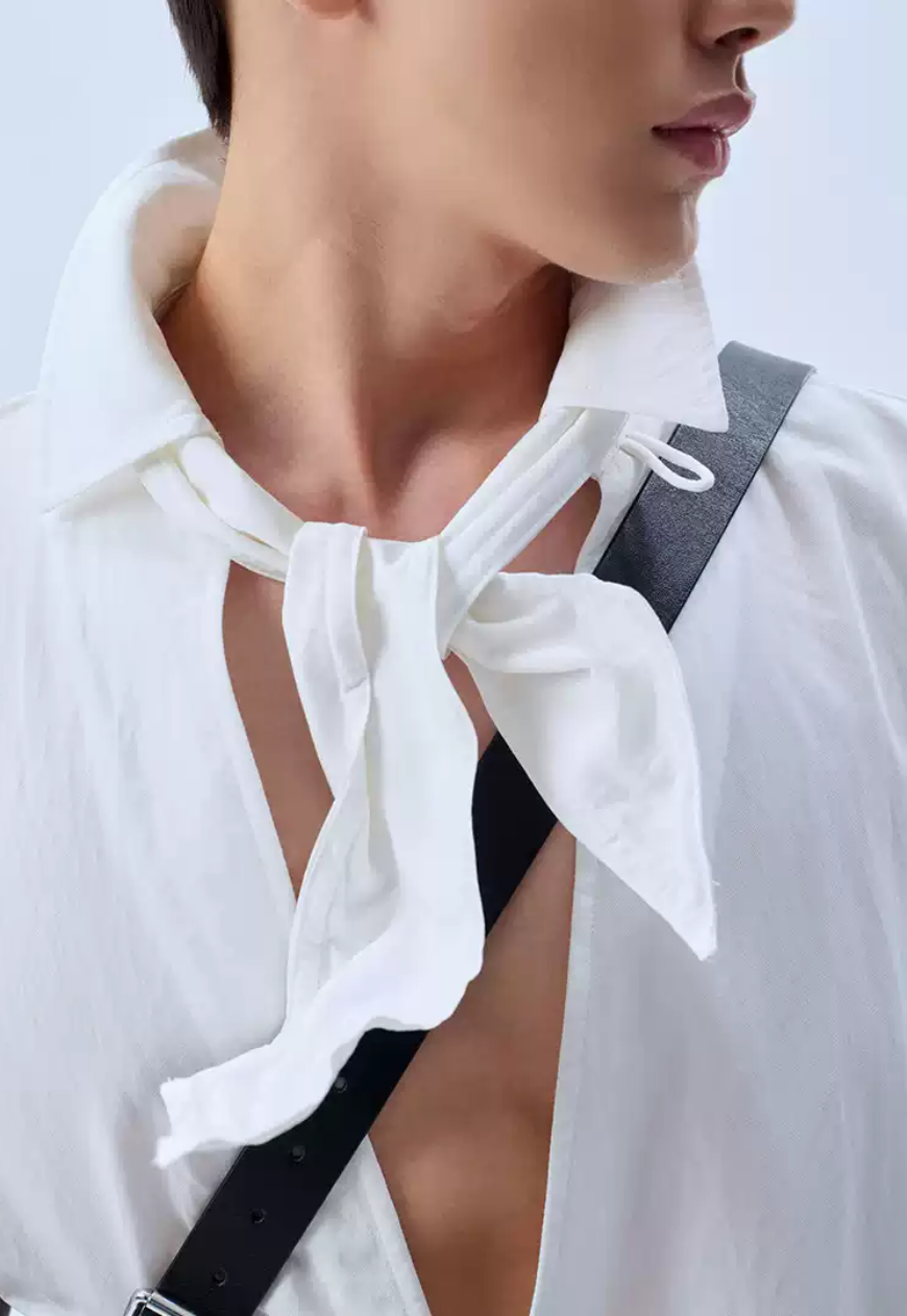 Men's Quiet Luxury Drape Shirt