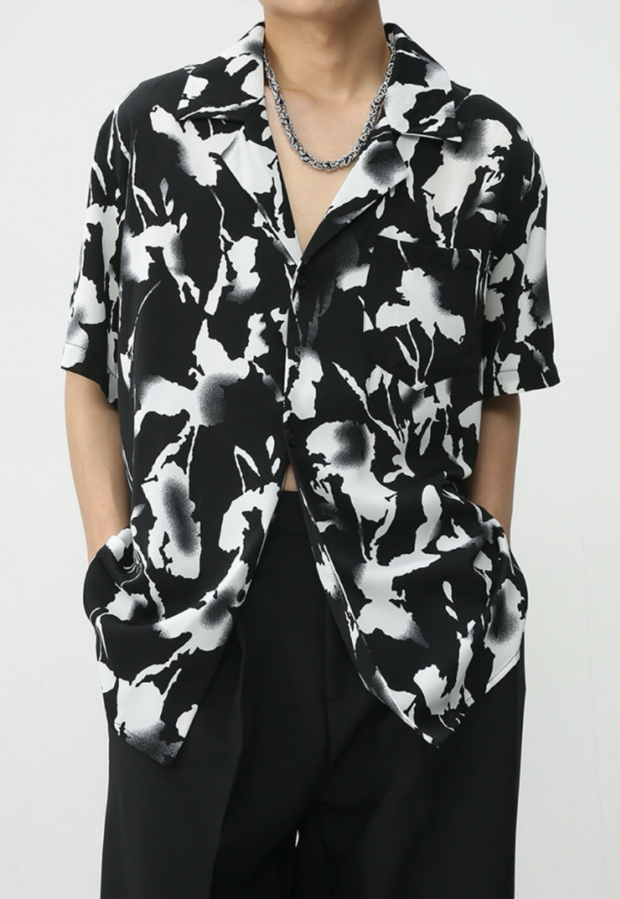 Men's Loose Vintage Floral Shirt SS2023 VOL.3