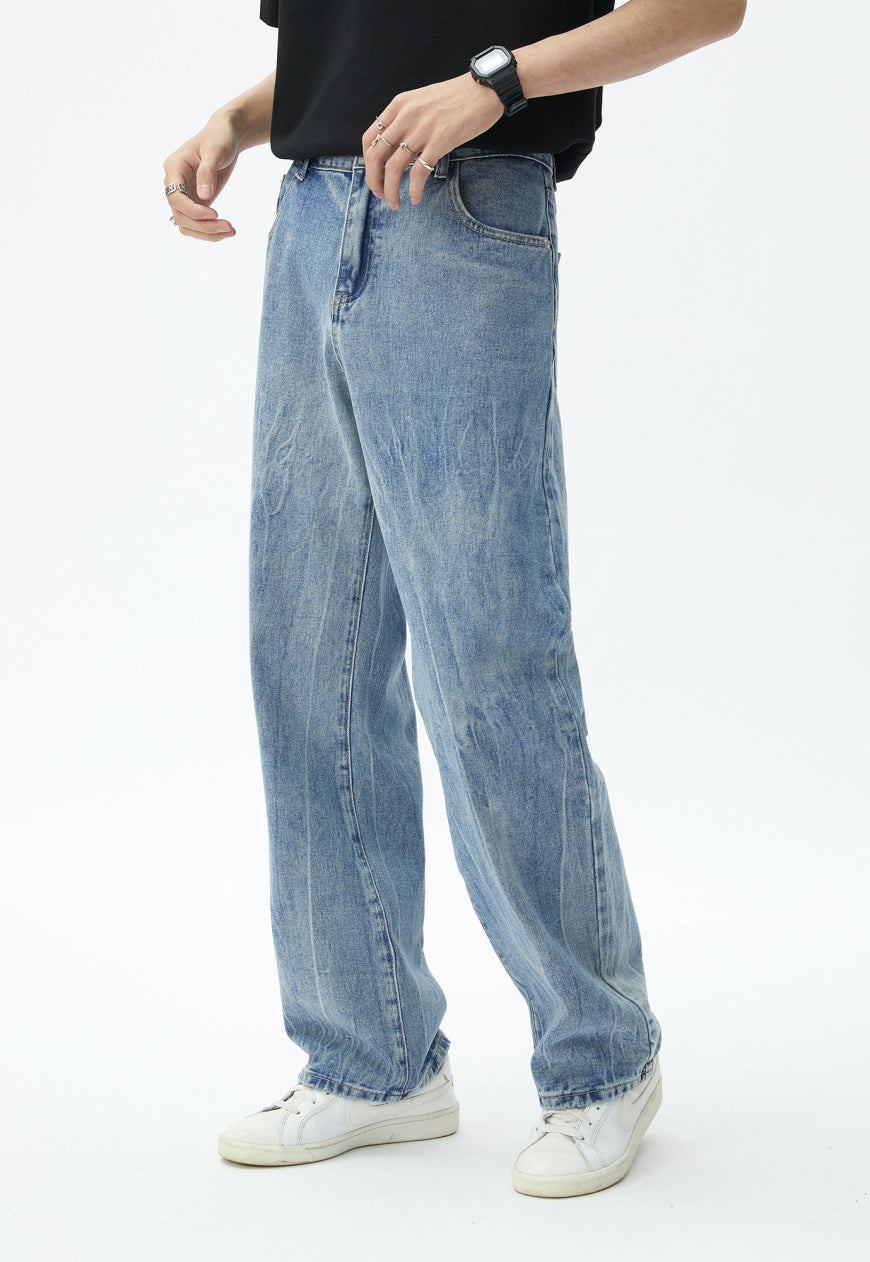 Unisex Vintage Light Jeans