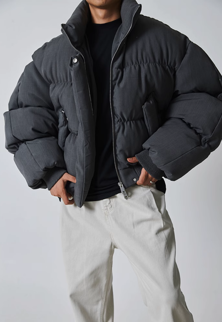 Men's Warm loose thickened cotton jacket