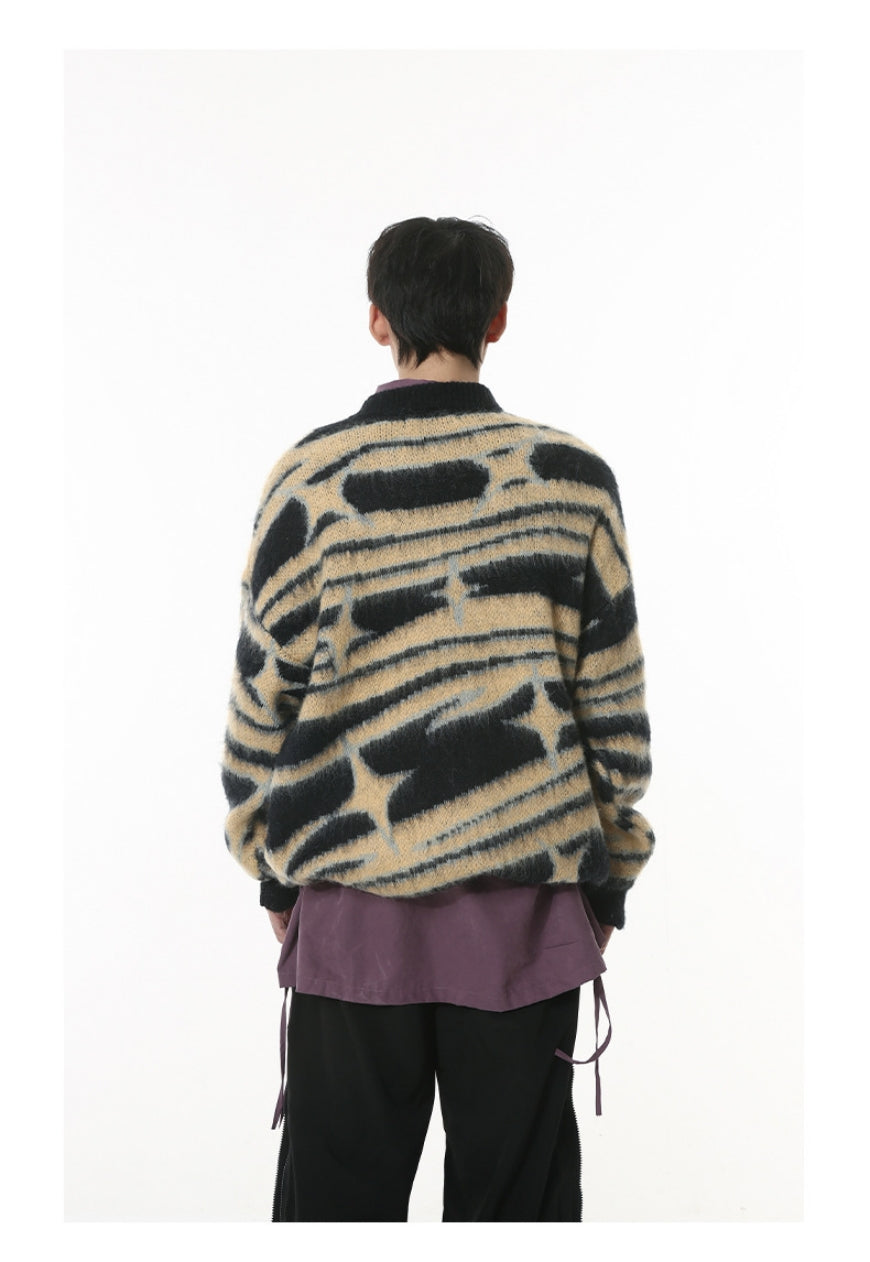 Men's Retro contrast sweater