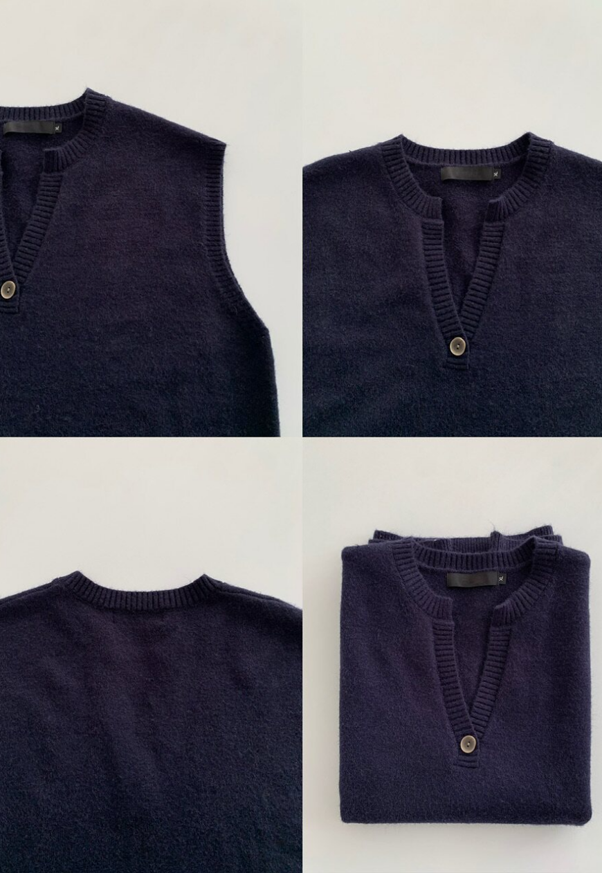 Men's Vintage Cable Knit Vest