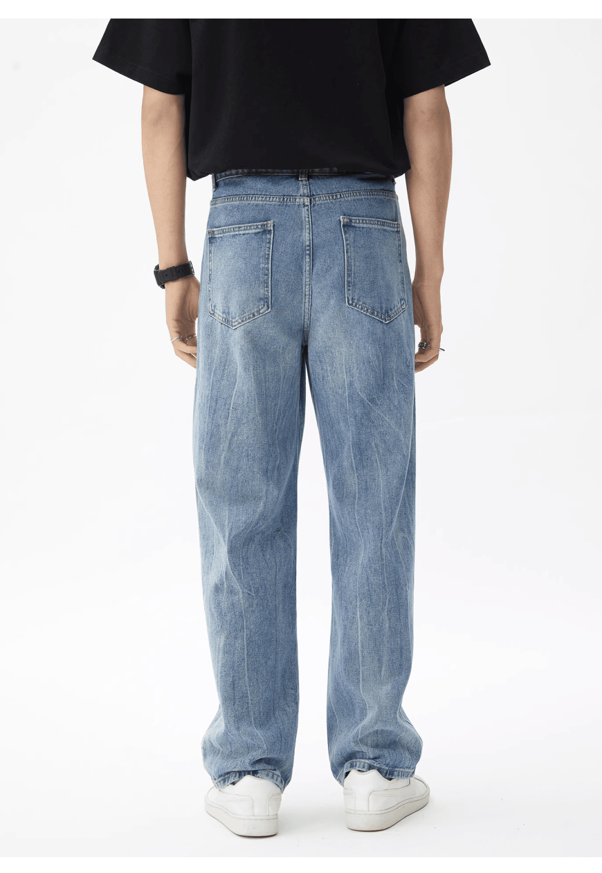 Unisex Vintage Light Jeans